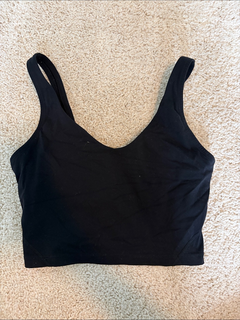 lululemon athletica Black Tank Top